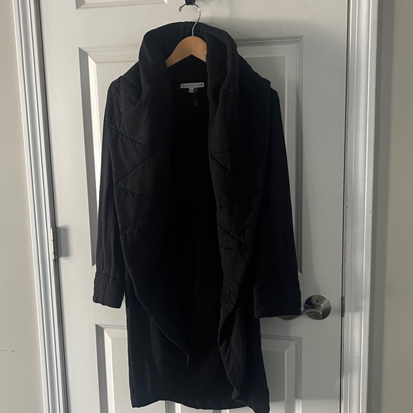 Young Fabulous & Broke YFB Quilted Shacket Sweatshirt Cardigan S/M - Picture 2 of 8